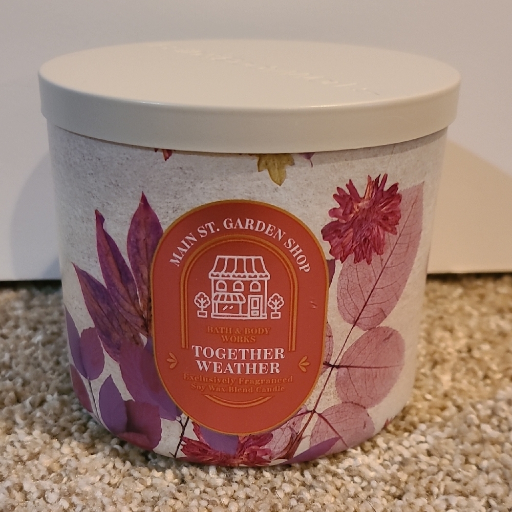 TOGETHER WEATHER 3 Wick Candle Bath And Body Works
